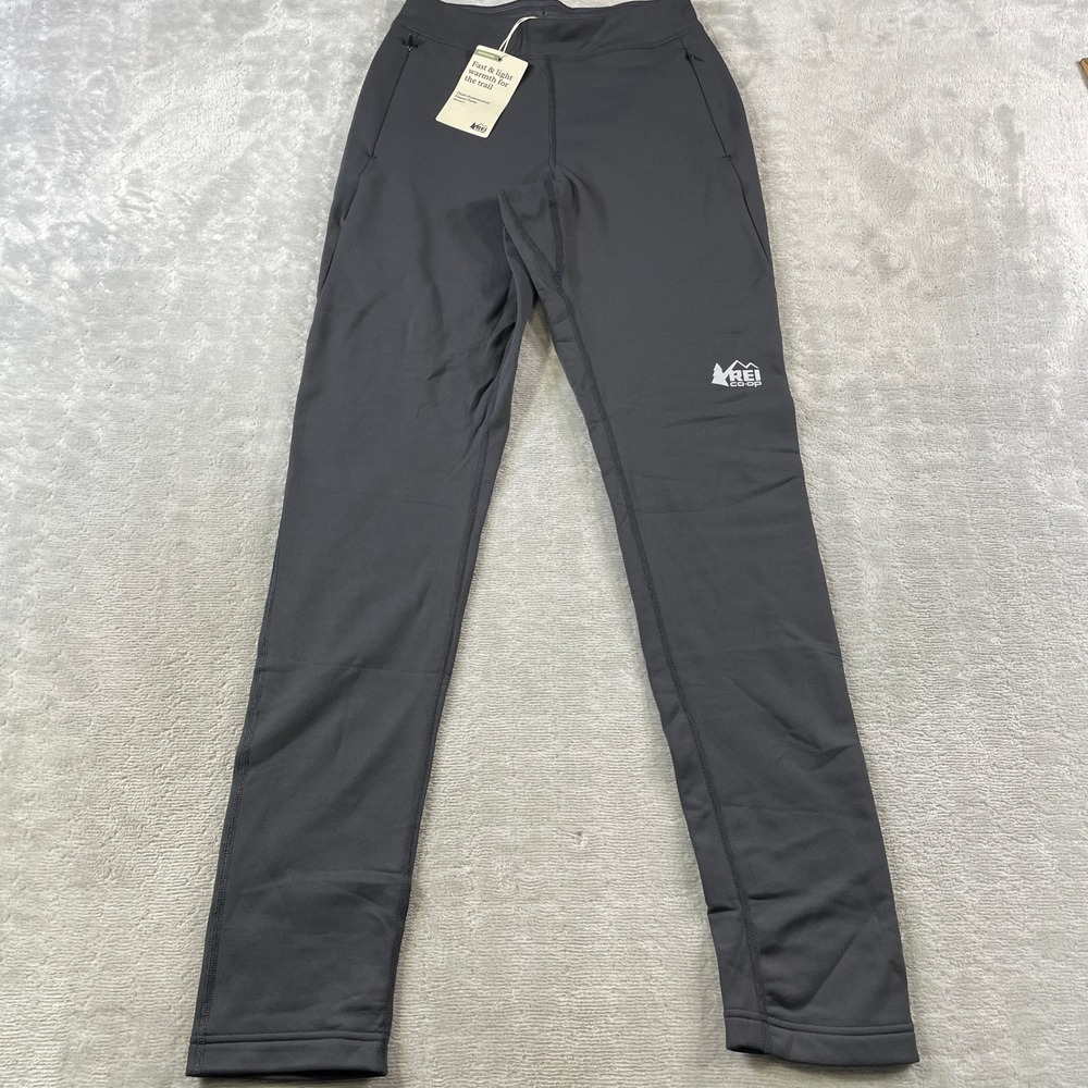 REI Co op Flash Hyperstretch Fleece Pants Womens XS Tall Black Outdoor Trail
